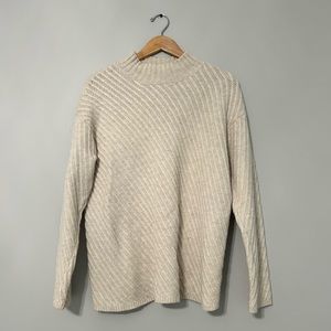J.Jill mock neck sweater tan